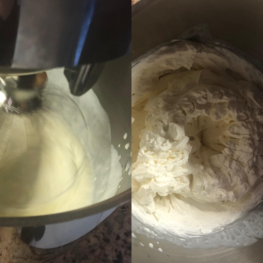 fasi per preparare la crema di ricotta