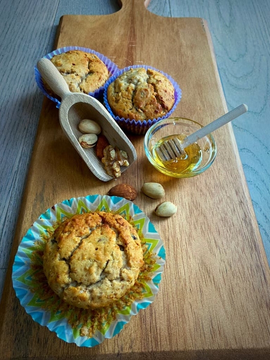 Muffins Alla Frutta Secca E Miele Non Dairy Pasticcifatati Cupcakes E Muffin