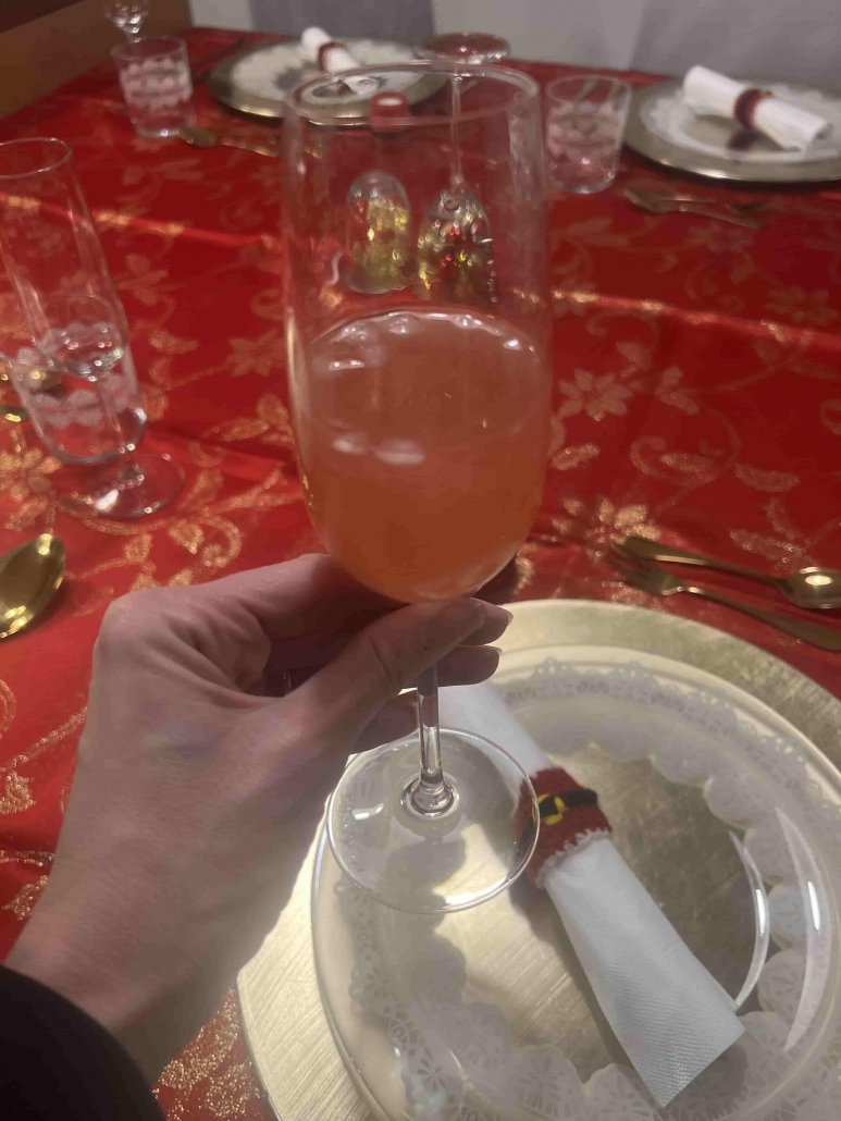 christmas in red aperitivo allo champagne