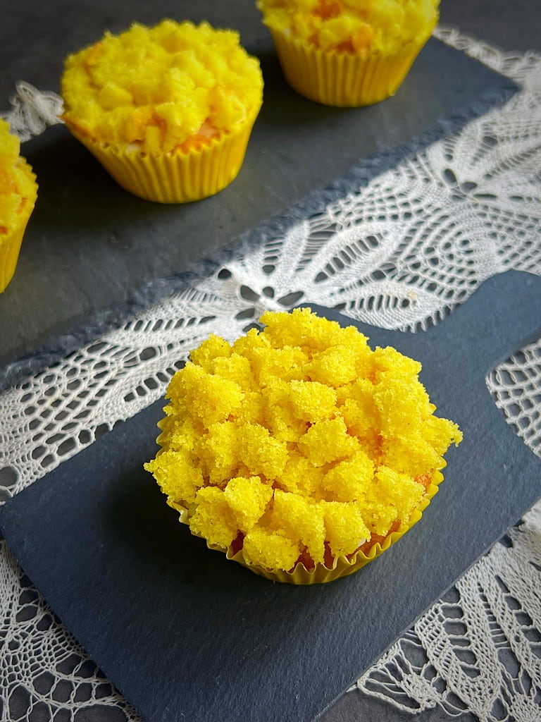 mimosa cupcakes